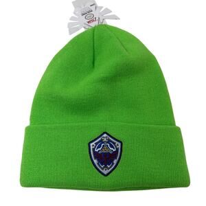 NEW! Bioworld Zelda SAMPLE Cap Hat Knit Skull Beanie Neon Green Casual